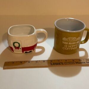 2 happy camper mugs